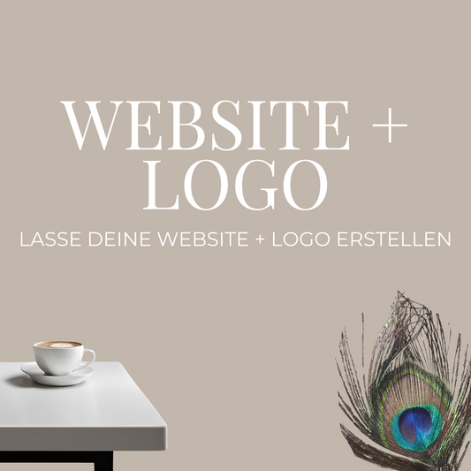 WEBSITE + LOGO Wir erstellen Deine Website + Logo
